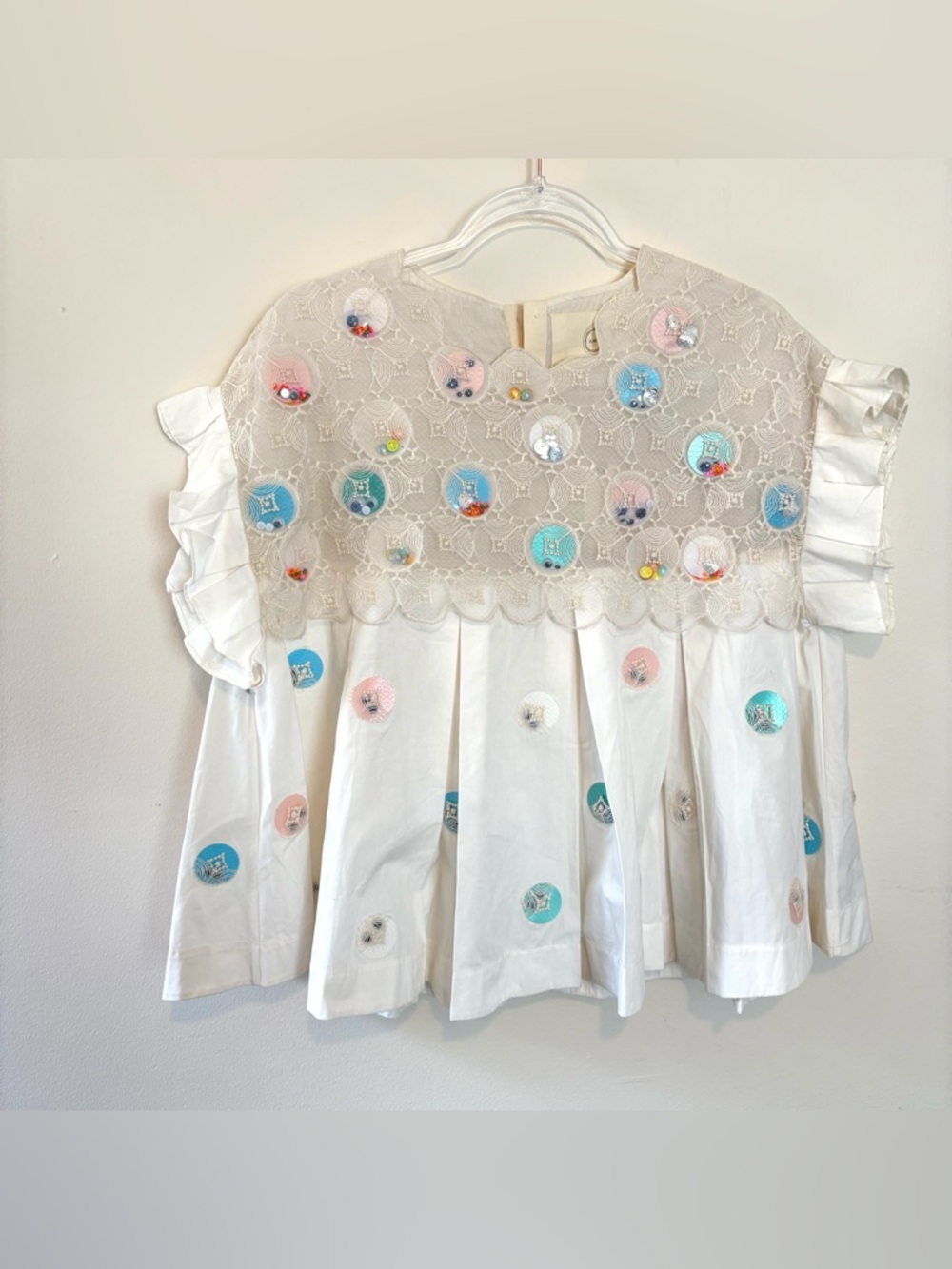 New Anthropologie Amit Aggarwal carousel swing top - Picture 3 of 9